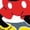 HEATHER BLUE, variant on Mickey & Friends - Mickey Surprised - Women's Racerback Tank Top