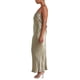 thumbnail image 4 of VISgogo Vestido sin mangas sin espalda para mujer, de una sola pieza elegante sin tirantes de color sólido, vestido de banquete de boda para cóctel VISgogo moda, 4 of 9