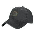 thumbnail image 2 of ZICANCN Rainbow Swirl Adjustable Baseball Cap Women , Hats for Men Adult Washed Cotton Denim Baseball Caps Fashion Black, 2 of 8