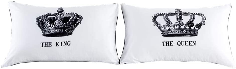 19x29 Inch Pillowcases For Him & Her I Love You More 