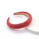 thumbnail image 1 of Diademas para mujer, diadema cuadrada de terciopelo con esponja, diadema con diamantes de imitación, diadema para niña, blusa para mujer, 1 of 3