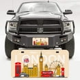thumbnail image 6 of Britain and London Icon License Plate, BB Car Front License Plates with 4 Holes, Metal Car Plate, Novelty License Plate, 6 * 12 inches, 6 of 14