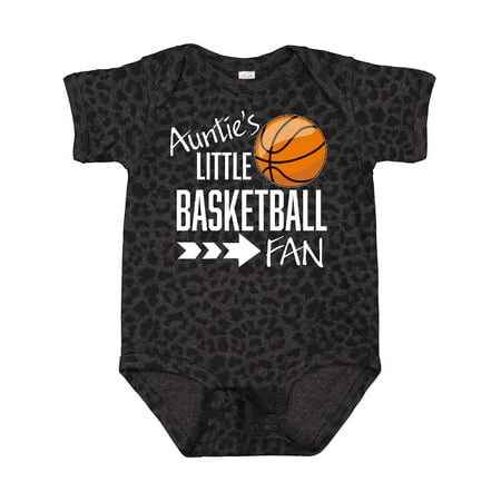 

Inktastic Auntie s Little Basketball Fan Gift Baby Boy or Baby Girl Bodysuit