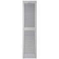 thumbnail image 1 of Builders Edge 010140060030 15 x 60 in. Paintable Vinyl Louvered Shutter Pair, 1 of 1