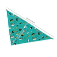 thumbnail image 3 of Naloa Sushi Dog Bandanas 1PC Washable Triangle Dog Scarfs Premium Durable Fabric, for Small Medium Large Dogs and Cats, 3 of 6