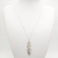 thumbnail image 4 of Collar Gargantilla con colgante de plumas para mujer Sincero, 4 of 6