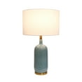 thumbnail image 3 of Pasargad Home Tucson Collection Ceramic Body Modern Table Lamp with E27 Bulb, Blue & White, 3 of 5