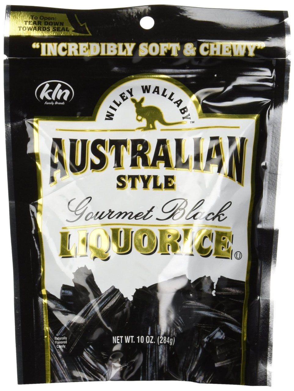 10 PACKS : Wiley Wallaby Australian Style Licorice Candy 10-ounce by Wiley Wallaby