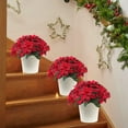 thumbnail image 5 of PEIBang Artificial Christmas Flowers,Poinsettia Flowers Christmas Decorations,Fake Flowers for Home Wedding Party Table Decorations, 5 of 6