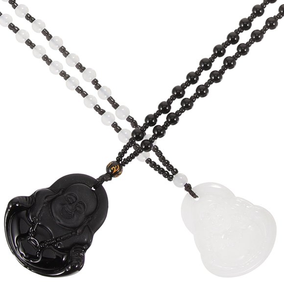 Moluckfu 2Ud Collar Con Colgante Budista Para Mujer Y En Materiales Premium Seguros