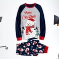 thumbnail image 3 of Family Christmas Matching Outfits 2023 New Cartoon Print Mother Father Kids Clothing Sets Xmas Family Look Cute Soft Pajamas Set, 3 of 4