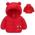 thumbnail image 2 of Avtoify Girls Hoodies Casual, Girls Fall Jacket Leisure, Leisure Girl Jacket with Hood and Ear Muffs for Boys, Spring Girl's Clothing, Kids and Children's Clothing, Boys' Hooded Down Jacket, 2 of 10