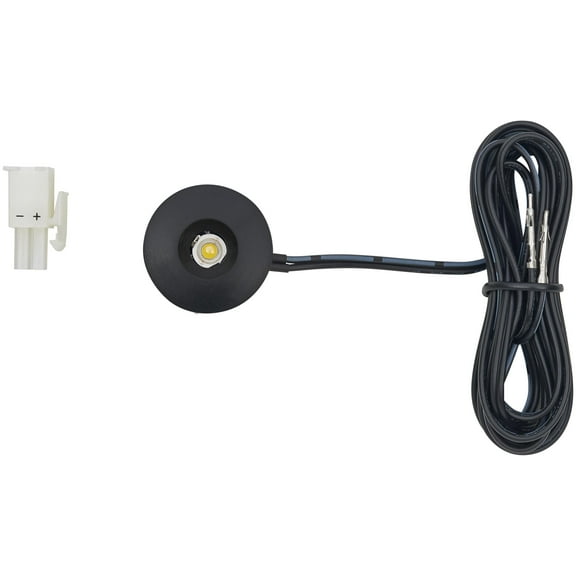 Tresco L-LED-1EB-WBL-1 12Vdc 1W Pockit Point Led Light - Black
