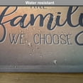 thumbnail image 6 of Ambesonne Saying Place Mats Set of 4, Friends are Family BFF, Standard Size, Dark Blue Yellow Peach, 6 of 6