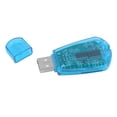 thumbnail image 1 of SIM Card Reader USB Backup Reader With CD Mobile Phone Editor SMS Copy Write for QQ ICQ MSM PC Computer Blue, 1 of 7