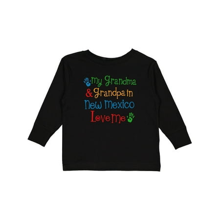 

Inktastic Newe Mexico Grandma Loves Me Gift Toddler Boy or Toddler Girl Long Sleeve T-Shirt