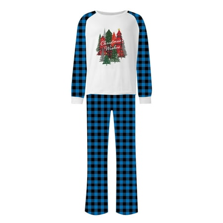 

Act Now! HIMIWAY Christmas Pajamas Christmas Prints Family Matching Long Sleeve Tops+Pants Set Family Matching Sets Women S