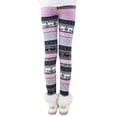 thumbnail image 3 of SYNPOS Little Girl Footless Leggings Winter Thick Warm Tights Pant Printing Fleece Lined Legging Tight Stretchy Skinny Pants 2-12 Years, 3 of 9