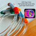 thumbnail image 4 of LED Dog Collar Rechargeable USB Flash Dog Necklace Glow Collar with Strong Light Transmission for Dogs Night Safety Blue, 4 of 5