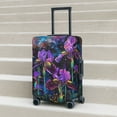 thumbnail image 4 of Salouo Starry Night Iris Field Pattern Travel Dust-proof Suitcase Cover, Softside Suitcase Protector Luggage Cover Protector for 18-32inch ,Not Included Suitcase, 4 of 8