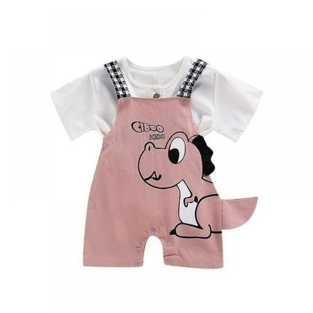 

Summer Casual Fashion Baby Cute Cartoon Printing Suspender Trousers Kids Overalls 0-3Y