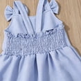 thumbnail image 6 of XINXIAOO Toddler Girls Dresses Casual Sleeveless Blue Girls Dress Tiered Swing A-Line Girl Dresses Size 18-24 Months, 6 of 8