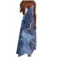 thumbnail image 2 of Puntoco Vestidos Mujer Verano Mujer Verano Casual Estampado V-Cuello Sin Mangas Vestido De Correa, 2 of 5