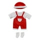 thumbnail image 2 of Conjunto de vestido navideño para muñecas Reborn de 30 cm | Disfraz de algodón morado, rojo, blanco y rosa | Regalo para niñas de más de 3 años | Casita de juguete y rompecabezas, 2 of 5