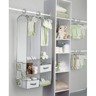 Delta Children 24-Piece Nursery Storage Set - Dove Gray