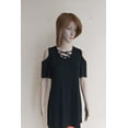 thumbnail image 2 of Women´s Dress Cold Shoulder Cage Front Size M Black, 2 of 3