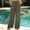 Army Green, variant on JUSLIO Linen Pants Women Casual Drawstring Pockets Linen Comfortable Comfortable Wide Leg Pants Green L