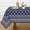 Navy Blue, variant on Round Tablecloth 60 inch, Navy Blue Waterproof Outdoor Tablecloth, Washable Tablecloths Round Tables, Morocco Table Cloth Round 60 inch