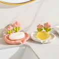 thumbnail image 4 of Wisolt Tulip Soap Dish, Creative No-Drilling, for Bathroom & Kitchen Storage, 4 of 7