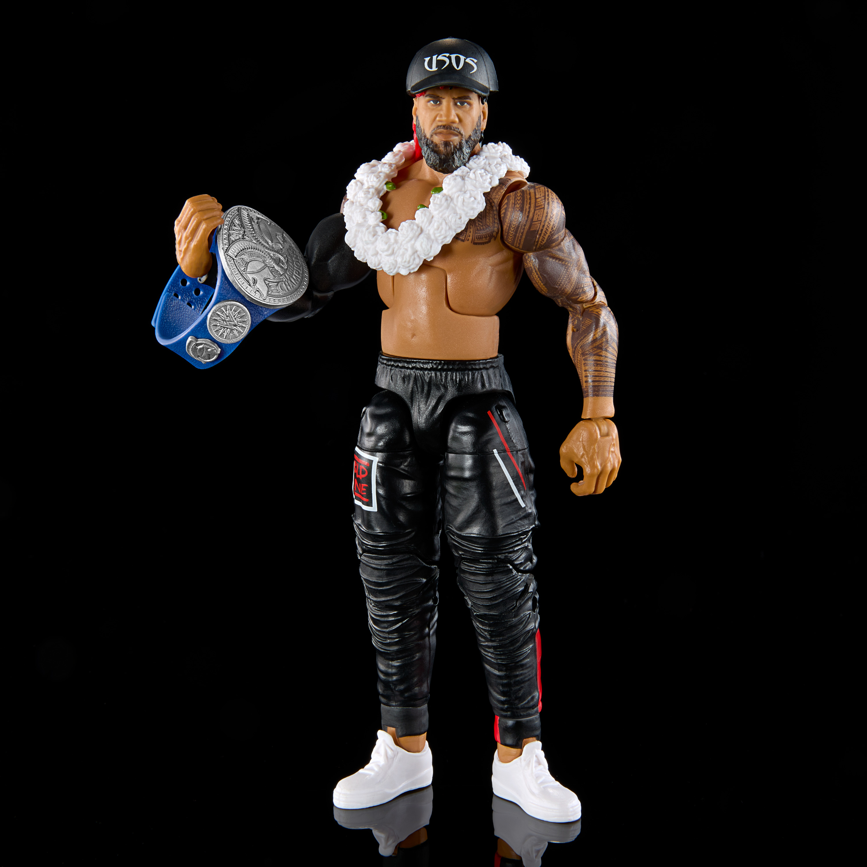 WWE Top Picks Elite Collection Jimmy Uso Action Figure & Accessories, Posable Collectible (6-in) - image 4 of 6