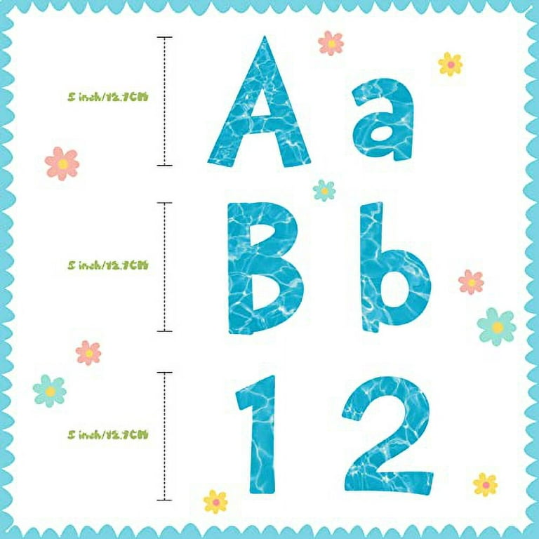 134 Pcs 5 Inch Bulletin Board Letters Colorful Alphabet Letters Numbers and  Punctuation Cutouts Letters for Bulletin Board Wall Set for Display Board  Chalkboard Classroom (Morandi) - Yahoo Shopping