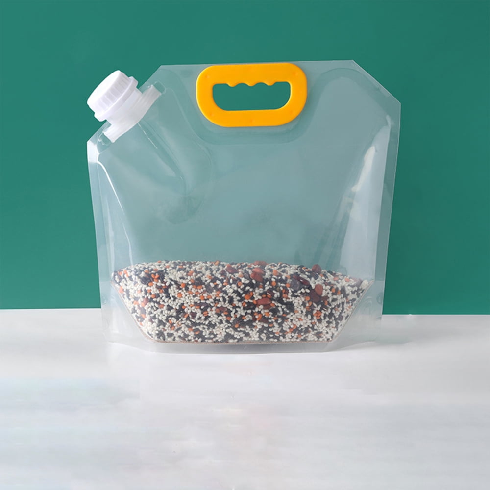Storage Bag with Pour Spout Seal Multi Purpose Food Bag for Cereals