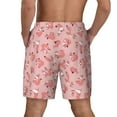 thumbnail image 2 of Lsque Mens Swim Trunks Cute Pink Squirrel Pattern - Bathing Suit Compression Liner - Beach Swim Shorts Swimwear - (S-3XL) - Stretch Quick Dry -Medium, 2 of 9