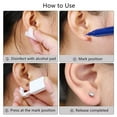 thumbnail image 3 of VOCOO Disposable Ear Piercing Kit, SET of 4 Self Ear Piercing Kit with Ear Studs for Ears, Nose and Lips White, 3 of 6