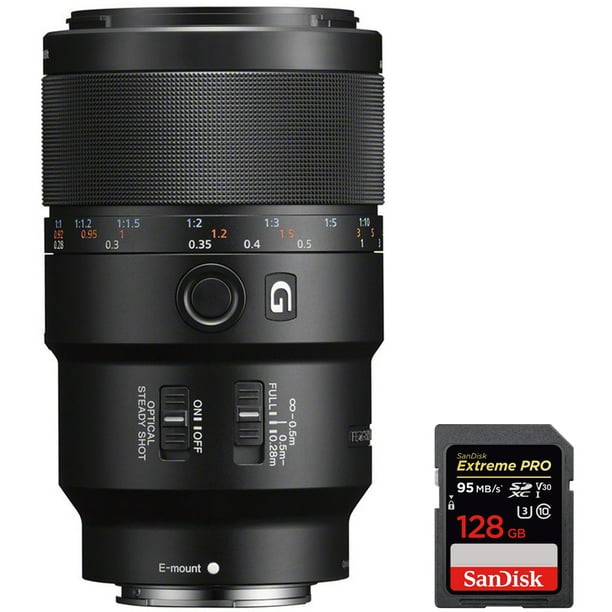 Sony (SEL90M28G) FE 90mm F2.8 Macro G OSS Full-frame E-mount Macro