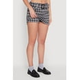 thumbnail image 4 of Womens Fleece Lined Plaid Mini Skirt with Belt, 4 of 5