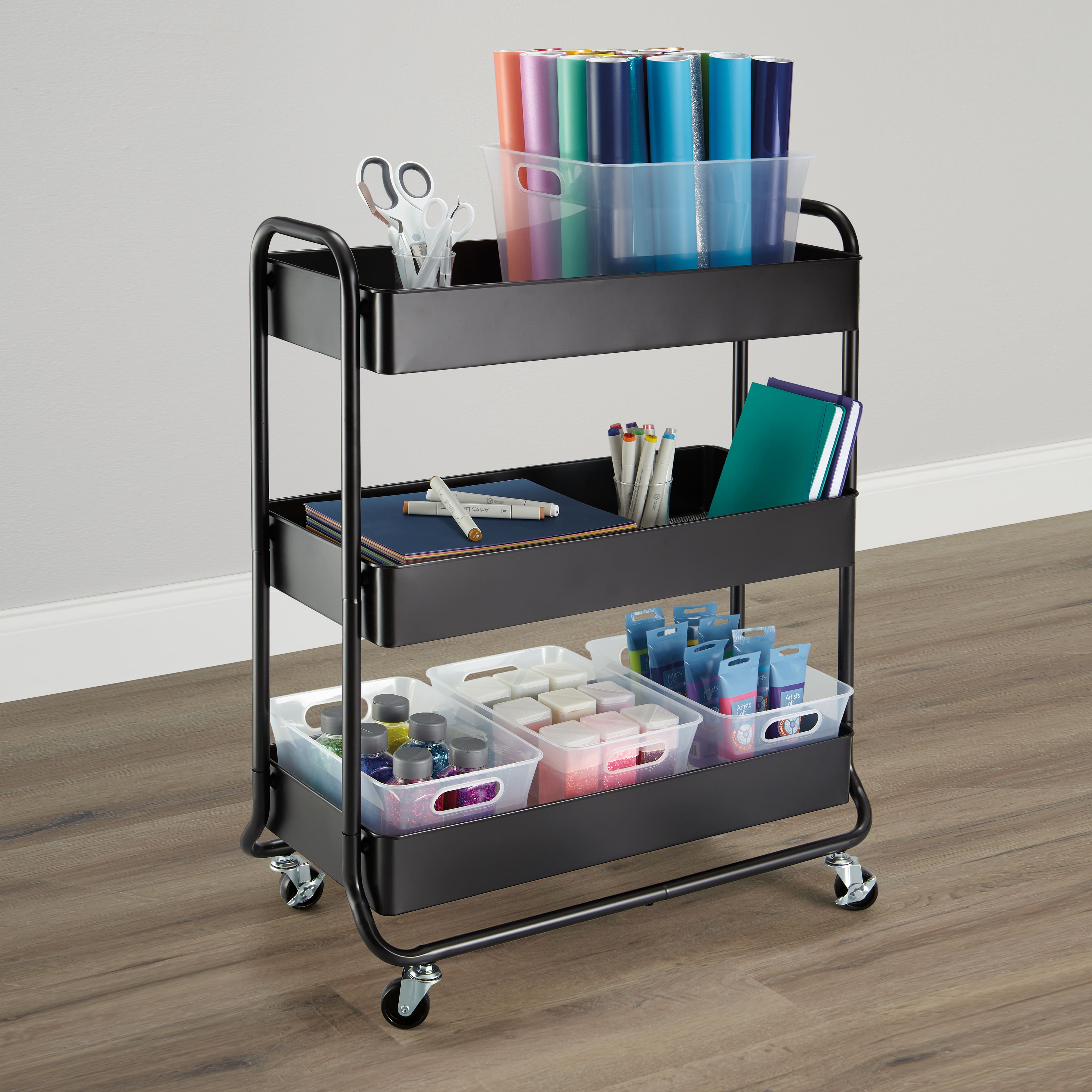 MICHAELS Hudson Rolling Cart by Simply Tidy™ - 3