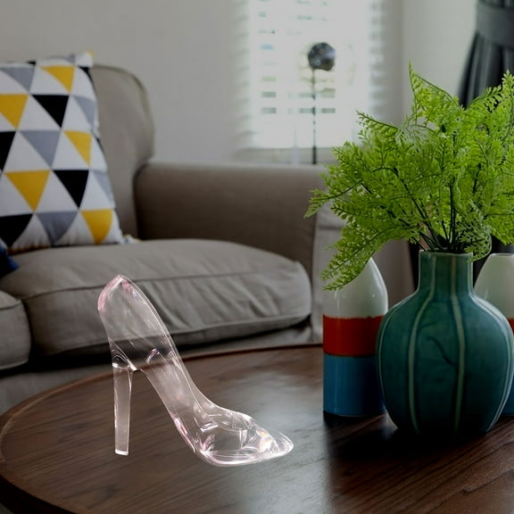 UNOMOR Princess Slipper Decor Pink 1Set 5.5 In