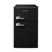 Avanti Retro Series Compact Refrigerator and Freezer, 3.1 cu. ft., in Black (RMRT30X1B-IS)