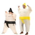 thumbnail image 2 of Traje inflable de sumo japonés para niños y adultos, traje inflable de dibujos animados, ropa de lucha de sumo multicolor, 2 of 2