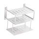 thumbnail image 2 of Estante para proyector de 3 capas para caja de almacenamiento de pared, resistente, de aluminio, fácil de transportar. Blanco, 2 of 9