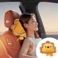 thumbnail image 2 of Car Headrest Neck Cushion, Cute Design, Ergonomic, Comfortable Support, for Kids/Adults, Travel/Commute, Car Accessory, 2 of 6