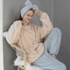 thumbnail image 2 of Ilwhe Women' S Fluffy Pajamas Set Fleece, 2 of 5