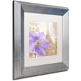 thumbnail image 2 of Trademark Fine Art "Purple Paris II" Canvas Art by Color Bakery White Matte, Silver Frame, 2 of 4