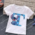 thumbnail image 3 of Camiseta de algodón para niños con letras ABCD y puntada blanca, camiseta con combinación de nombres para bebé, camiseta de dibujos animados Kawaii para niño y niña, top informal estilo Harajuku, 3 of 5
