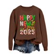 thumbnail image 1 of Wyzesi Sweatshirts pour Tout-Petits Collants Femmes 202 Imprimé Anglais Col Rond Manches Longues Sweatshirt, 1 of 4